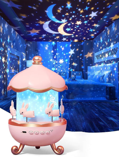 Magical Night Light & Music Box – Bunny Dreams Edition