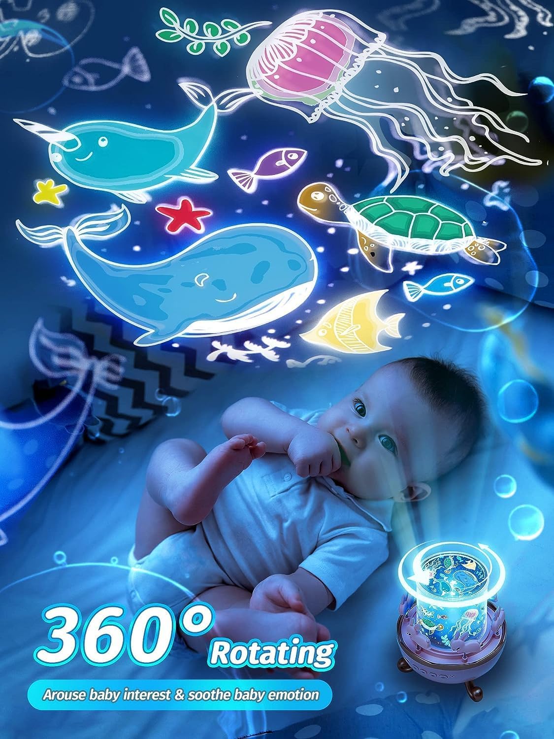 Magical Night Light & Music Box – Bunny Dreams Edition
